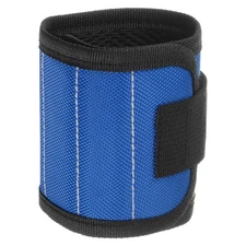 Magnetic Wristband for Screws 9 Magnets Nylon Wrist Band Blue