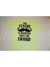 DELTA PRO WEIGHT Mens Yellow Printed Short Sleeve Classic T-Shirt M