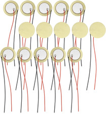 Pack of 15 Piezo Disc, 27Mm Piezo Discs Transducer with 3.94Inch Leads, Acoustic