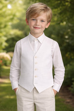 Boys Andrew Marc Communion Vest for Suit