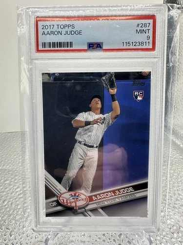 2017 Topps #287 Aaron Judge Rookie (RC) PSA9 Priced To Sell/No Brainer 🔥⚾️🏆