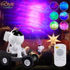 Astronaut Galaxy Night Projector 360° Rotating w/Remote Space Light Decor Gift