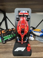 F1 Speed Champions Display Stand w/ Hologram – 3D Printed – Fits LEGO Cars