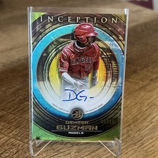 2022 Bowman Inception Denzer Guzman Gold Prospect Auto #/50 Angels