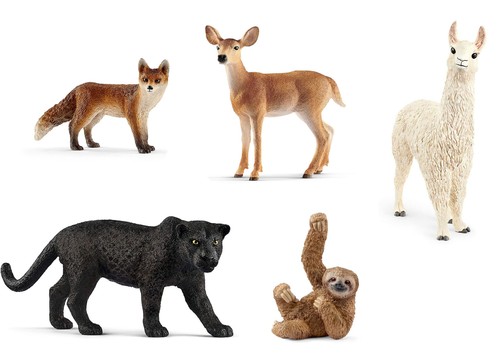 Schleich - Figuras de Animales Salvajes Del Mundo 14-teilig Oso Polar Panther - Imagen 2 de 5