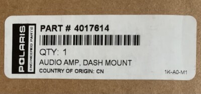 Polaris Dash Mount Audio Amp by Rockford Fosgate 4017614 New