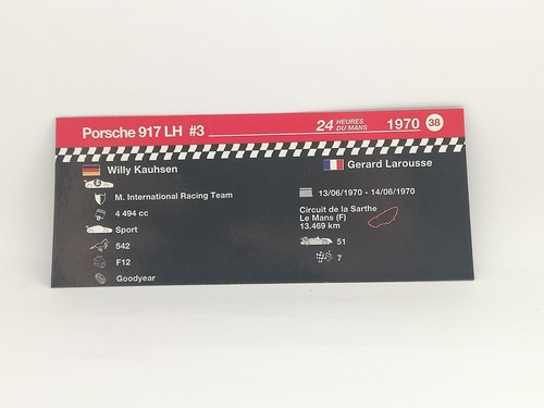 20 cartes - ALTAYA Collection "Les monstres sacrés de l'endurance" - 24h du Mans - Imagen 23 de 41