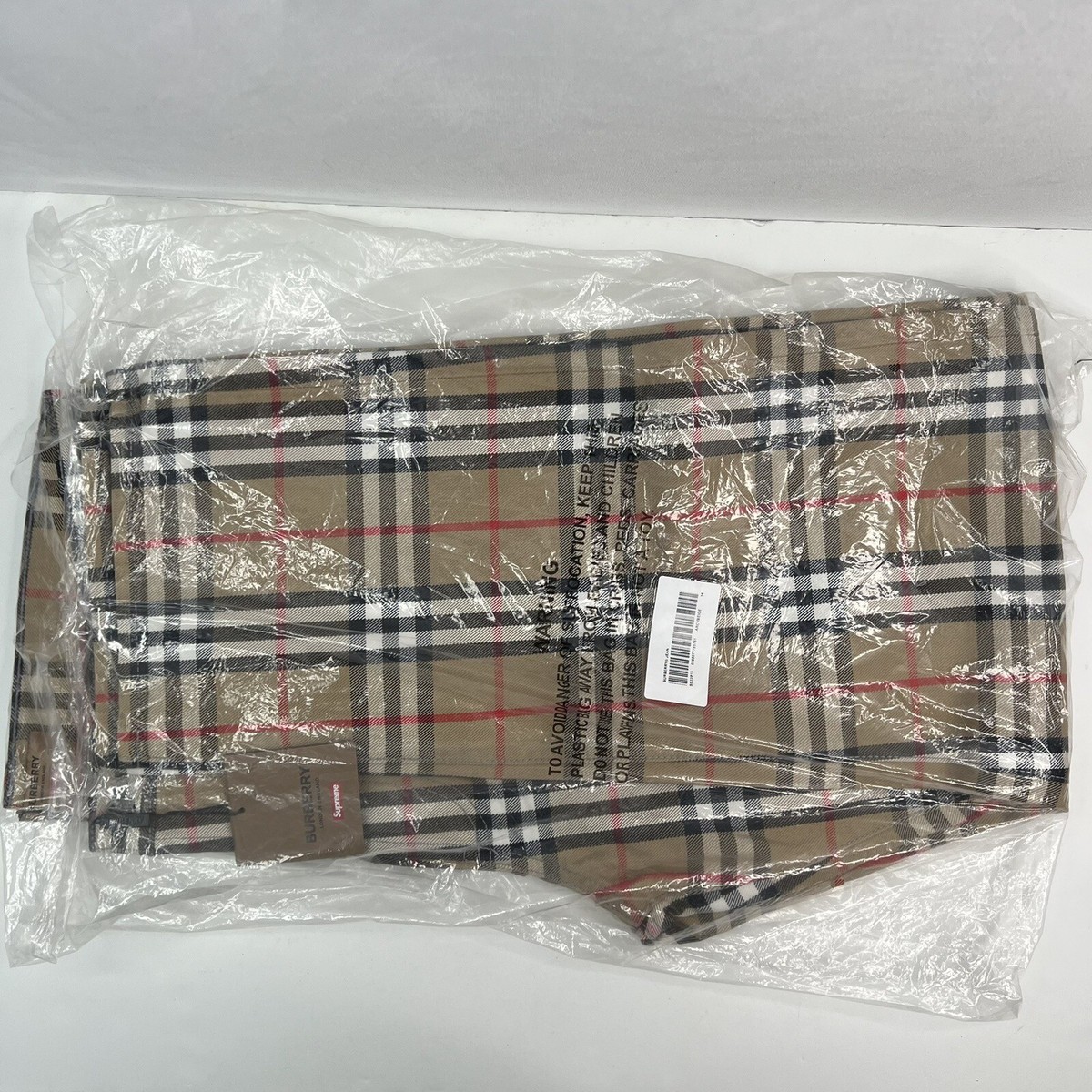 Supreme Burberry Regular Jean Beige Size 34 (SS22) | eBay