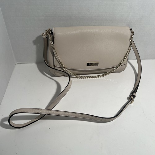 Kate Spade NY Laurel Way Greer Chain Shoulder Handbag Purse Cream Tag Included