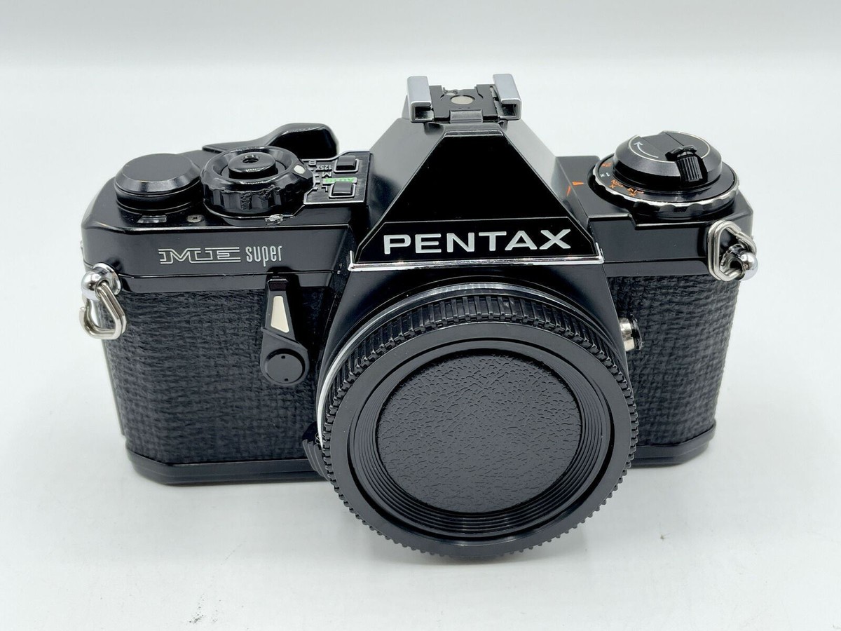 ペンタックス PENTAX　MEスーパー‪ PENTAX BLACK BODY Choice of Black or Chrome Pentax ME Super Manual Camera; tested