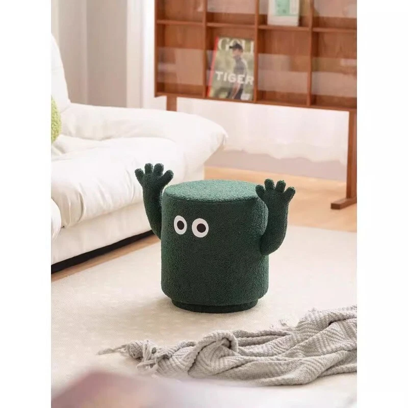  Retro  Instagram style low stool for  home entrance, shoe changing stool   - Image 2 of 4