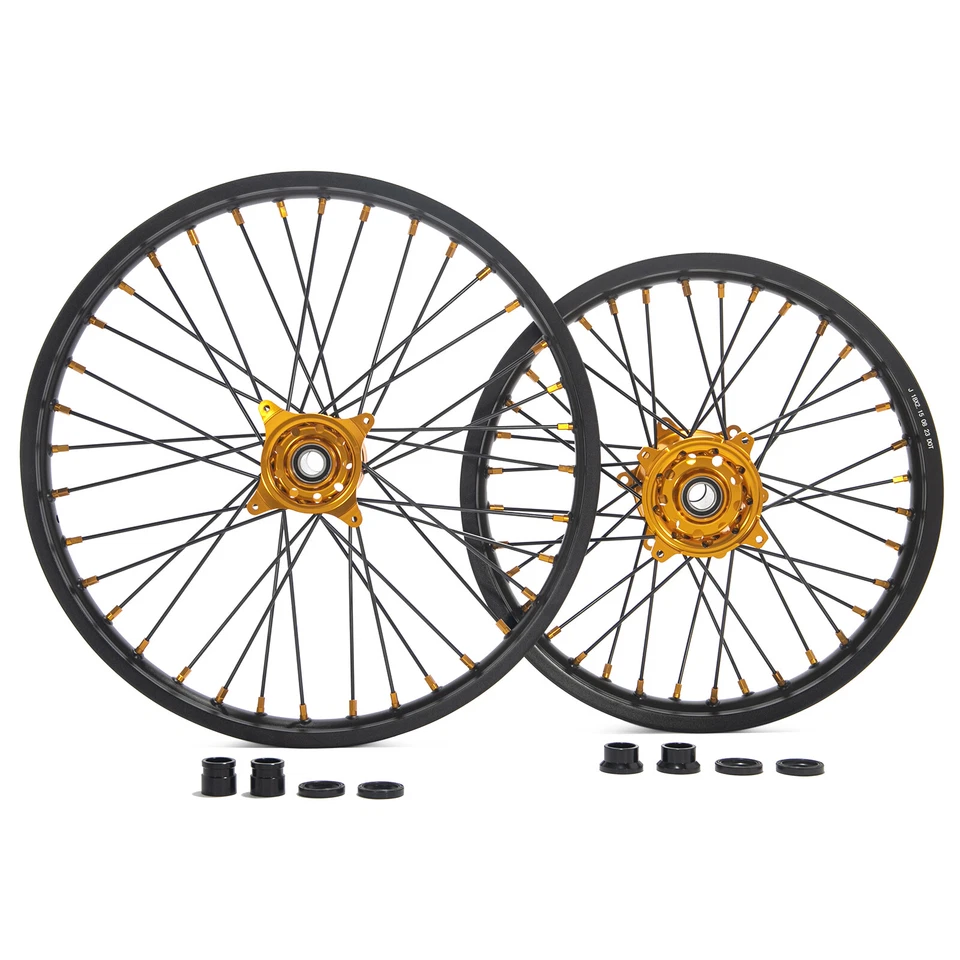 For Suzuki RMZ 21"/18" CNC Machined Wheels Rim Hub Set RMZ250 07-24 RMZ450 05-24 Foto 4 de 4