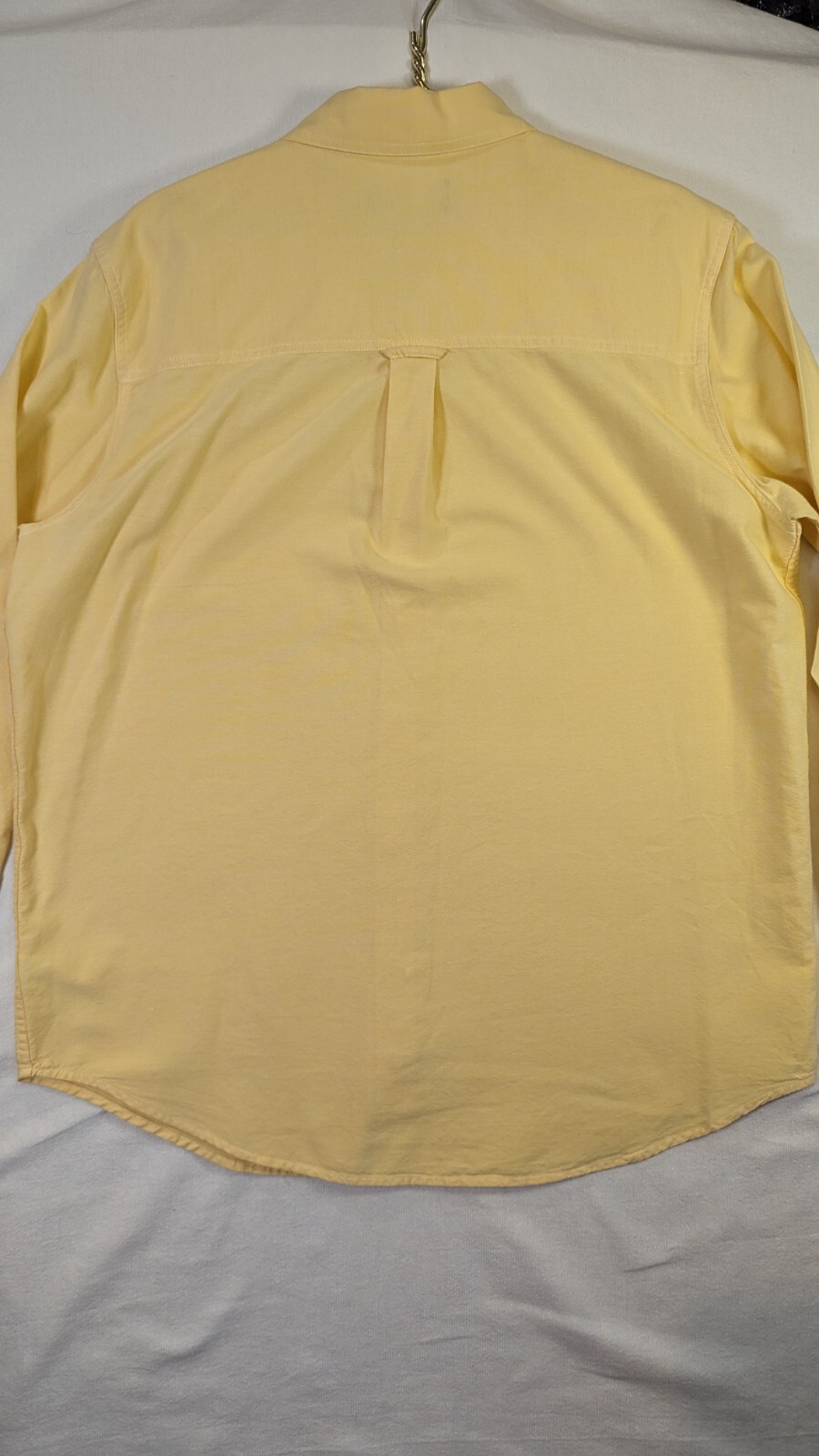 Chaps Solid Yellow 100% Cotton Large Long Sleeve … - image 13