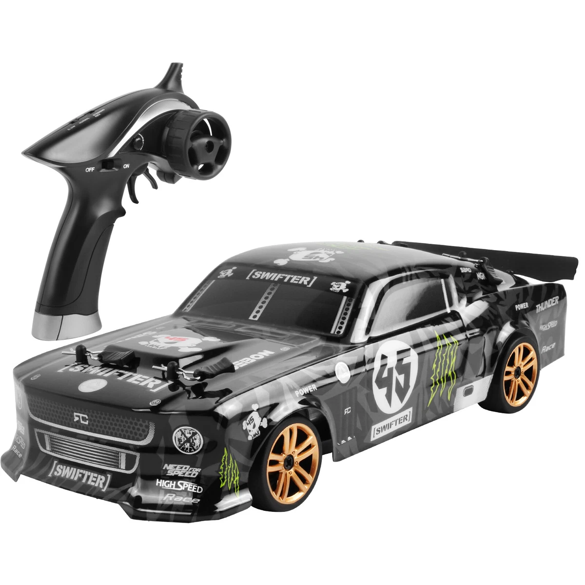 Drift Car 1/18 Car 2.4GHz 4WD 30km/h High Speed Race Car for Kids A9S2