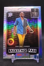 Chris Paul #2 2019-20 Hoops Premium Stock Backstage Pass Holo Thunder