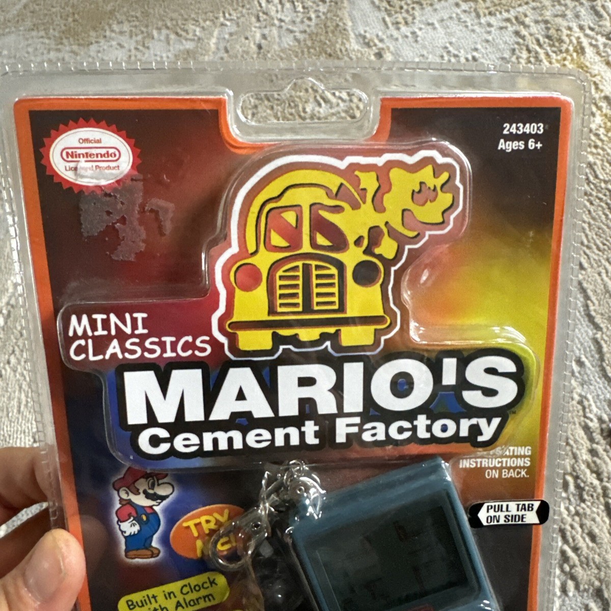マリオ セメントファクトリー　ゲームウォッチ　ミニクラシックス Mario's Cement Factory Game Watch Nintendo Mini Classics