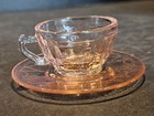 Set of 3 Mosser Jennifer Miniatures Pink Cup & Saucer Sets + 1 Ice Cream Glass — photo 9