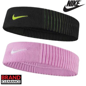 Nike Dri Fit Reveal Swoosh HeadBand Pink Black Mens Ladies | eBay