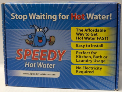 Speedy Hot Water System ''Stop Waiting For Hot Water'' New Open Box