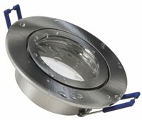 Alu Feuchtraum Led Bad Einbauleuchte Einbaurahmen Spot Strahler+Gu10 Neu #8595