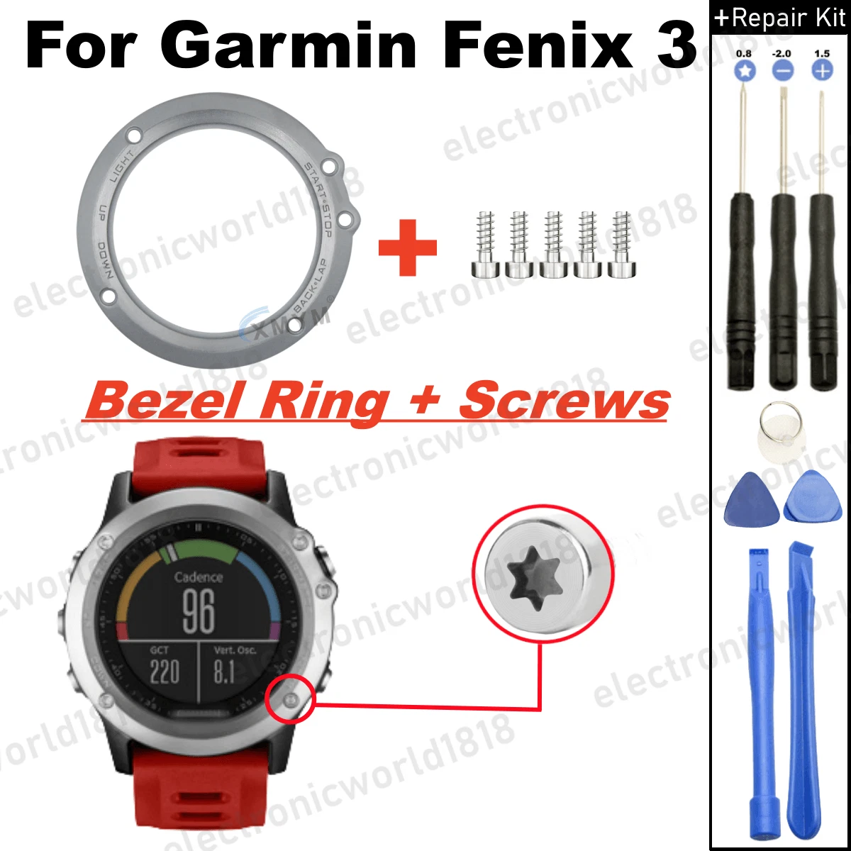 Garmin fenix 5x replacement bezel hotsell