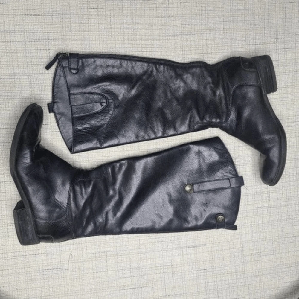 Sam Edelman Penny Leather Riding Boots 8.5 eBay
