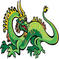 30 Custom Dragon Personalized Address Labels