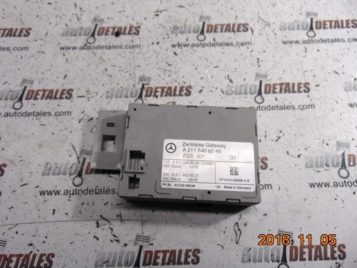 Mercedes E-Klasse W211 Zentrales Gateway Steuergerät A2115408545 Gebraucht 2008
