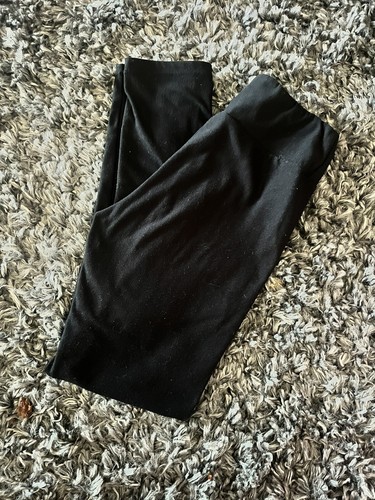 Lularoe Black Tween Tween Solid Leggings