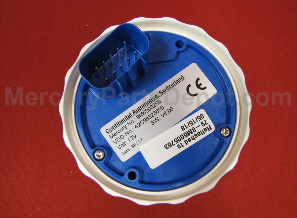 Mercury SmartCraft SC1000 Tachometer Kit 7k White P/N: 8M0135634