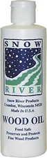 Snow River Wood Oil 8oz, Preserves & Protects All Wood Products