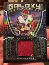 2021 Panini Obsidian - Galaxy Gear Antonio Gibson #GG-AG Electric Etch Green /50