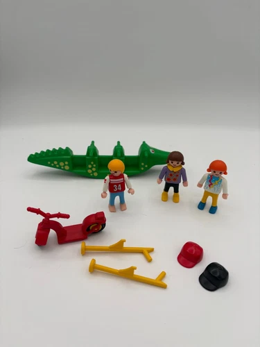 Playmobil 3819 Children and Crocodile Seesaw set  1995 Complete