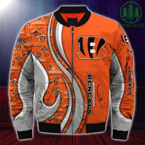 Cincinnati Bengals Men's Flight Bomber Jacket