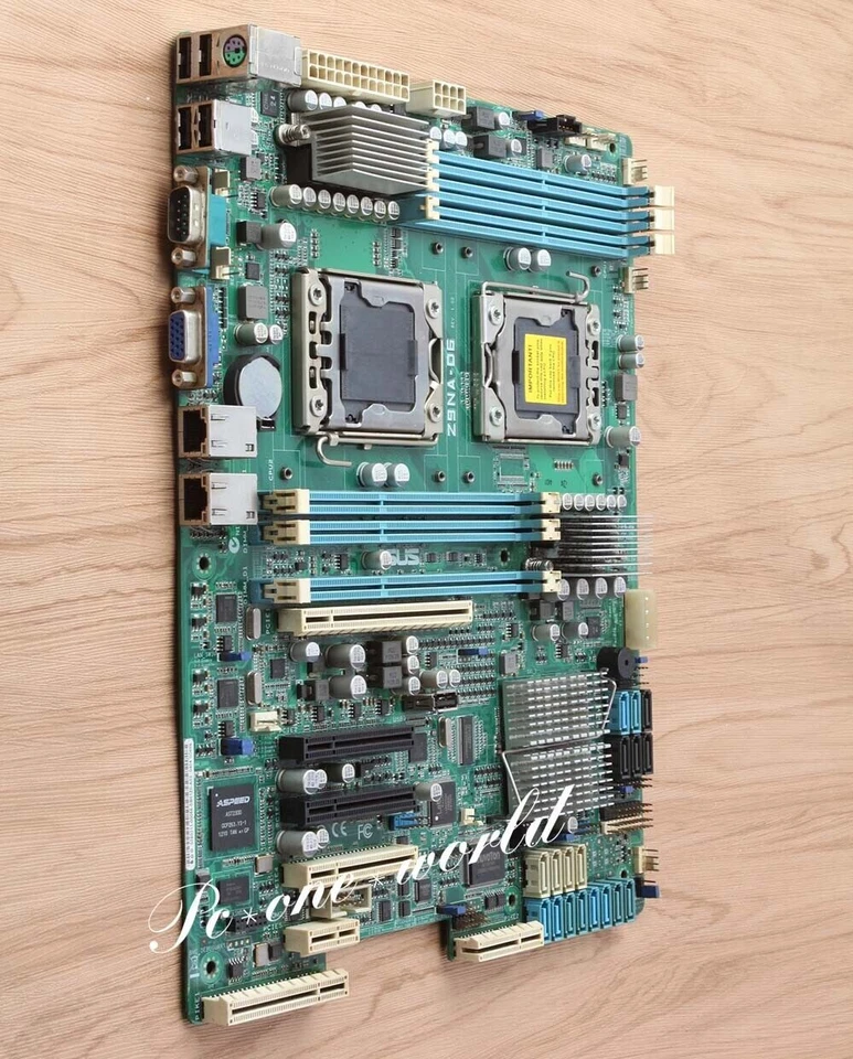 ASUS Z9NA-D6 LGA 1356 DDR3 Intel C602-A PCH SATA3 6Gb/s VGA ATX Motherboard - Image 3 of 4