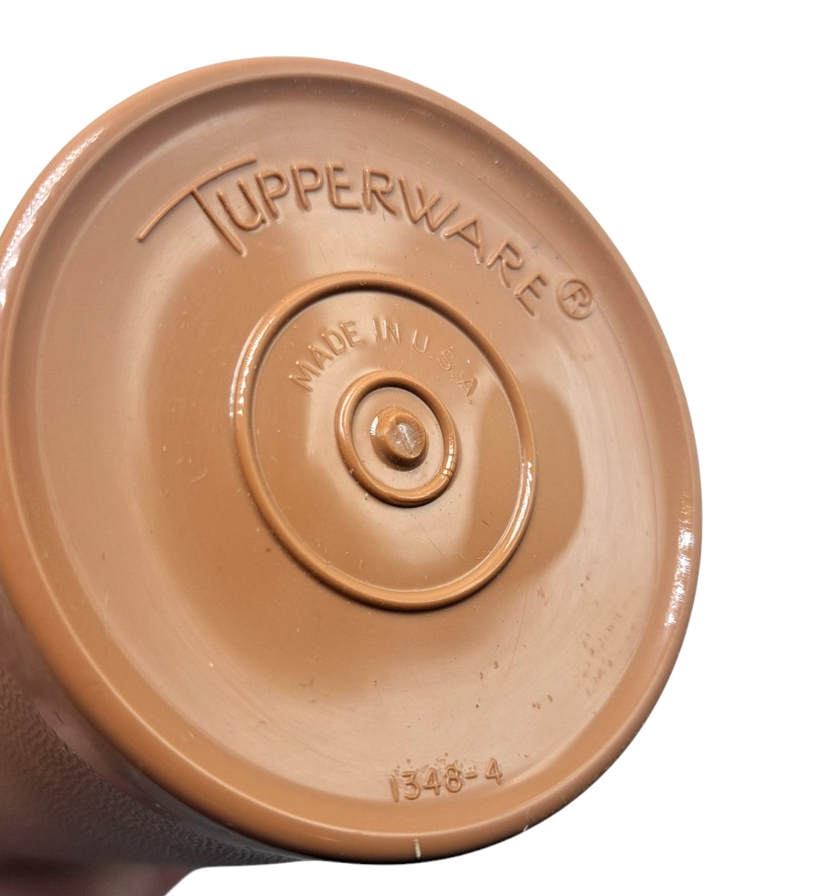 Tupperware VTG  Retro 2 Quart Pitcher and 16 oz Tumblers Brown  Beverage Set NOS