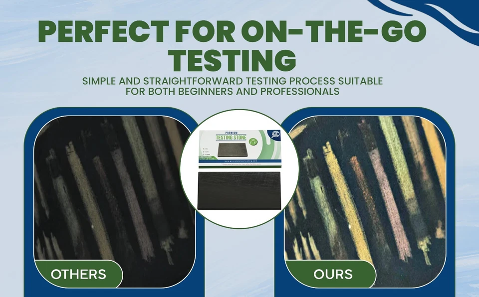 Kit de prueba de oro plata platino - Prueba 9K 10K 12K 14k 18K 22K 999 925 esterlina Foto 4 de 4