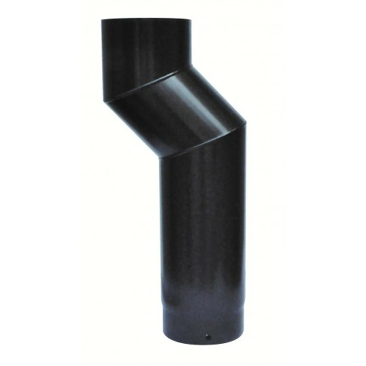 5u0026#034; 6 inch stove pipe Offset Bend Matt Black Flue Pipe Wood Burning  Stoves | eBay