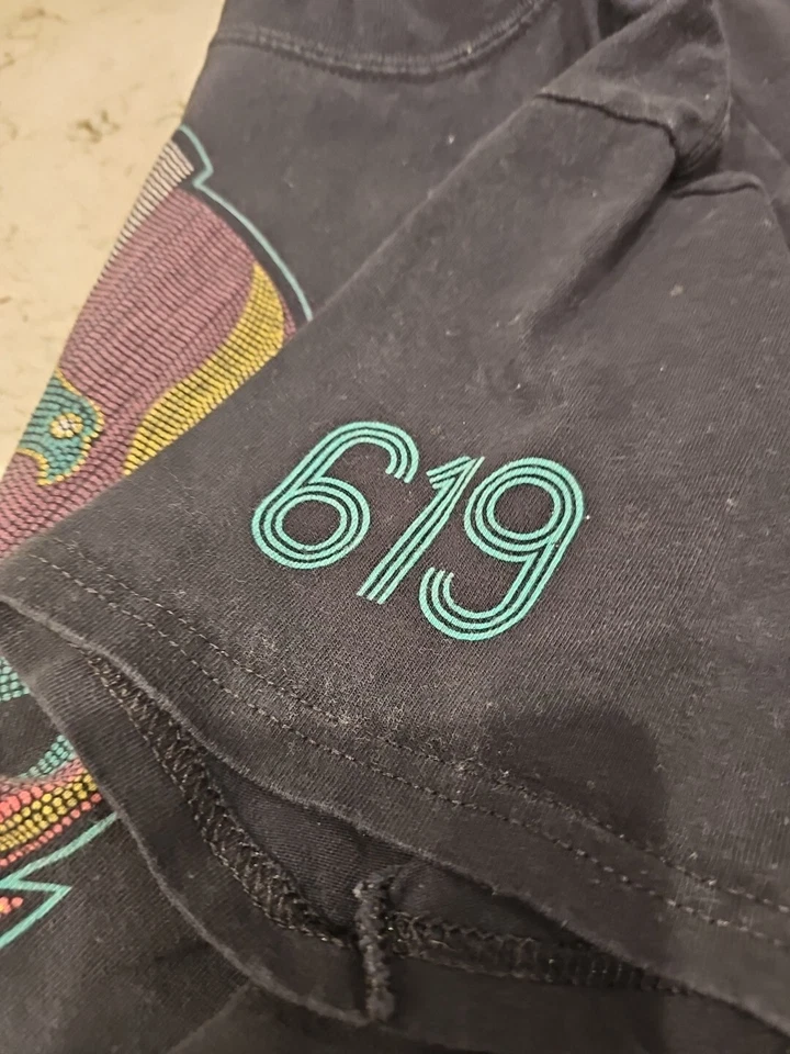 WWE Rey Mysterio GOAT 619 T-Shirt Size Youth L Wrestling Hall of Fame Authentic - Image 4 of 4