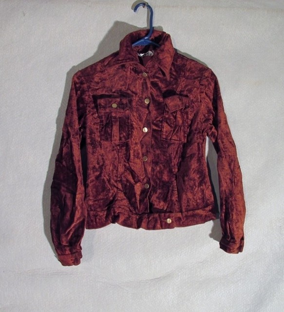 brown button up jacket