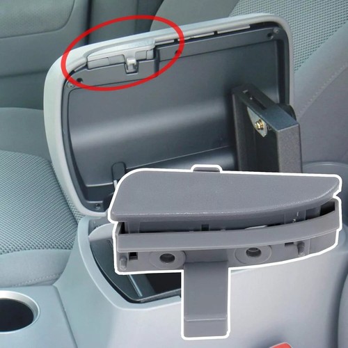 For Toyota Tacoma 2005-2012 Gray Arm Rest Center Console Lid Latch Switch Clip - Picture 3 of 12