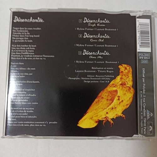 Mylene Farmer Maxi-Cds Desenchantee Used - Picture 3 of 4