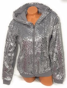 Victorias Secret PINK Limited Edition Faux Fur Foil Leopard Print Hoodie Size xS