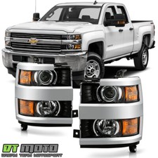 2015-2019 Chevy Silverado 2500hd 3500hd Factory Projector Headlights Headlamps