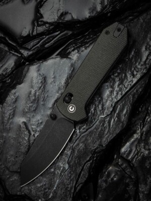 Civivi Yonder Crossbar Dark Green Micarta Folding 14C28N Knife