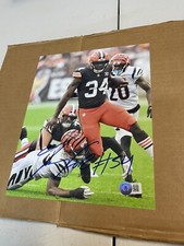 Cleveland Browns Jerome Ford #34 SIGNED 8X10 PHOTO RB FUTURE STAR Beckett COA