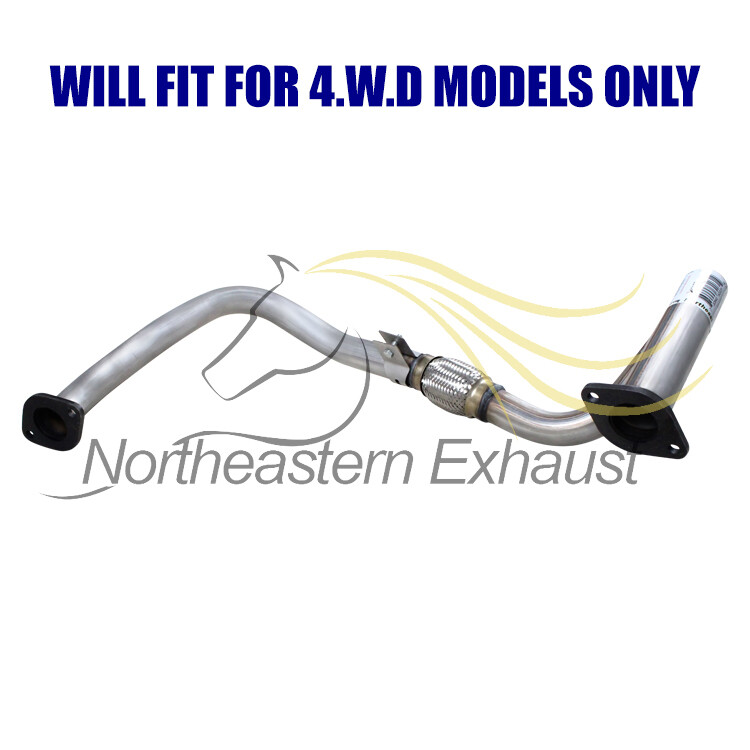 Stainless Steel Y-Pipe Exhaust Muffler Kit fits: 2002-2004 Nissan Xterra 3.3L