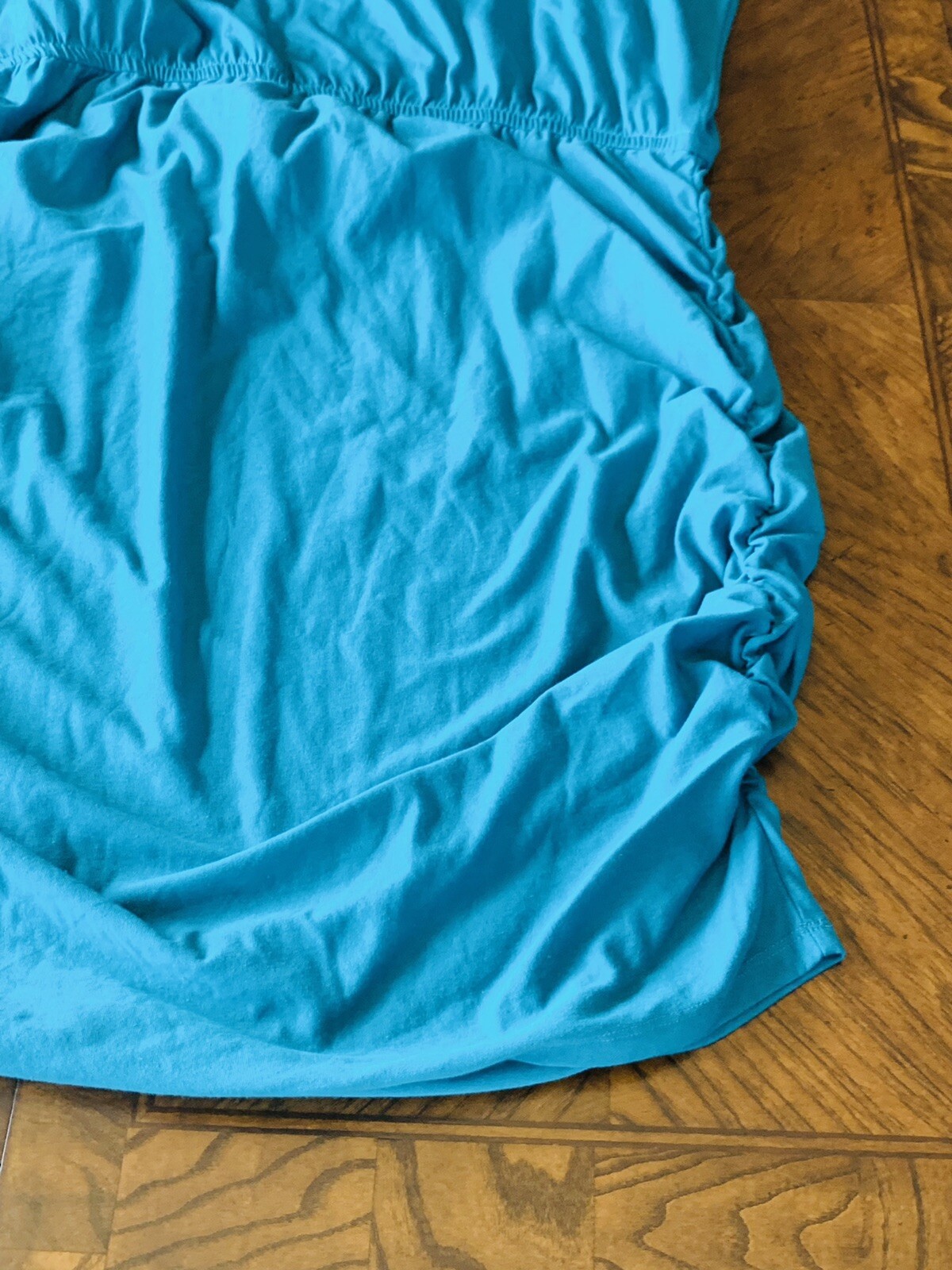 LANE BRYANT women Plus Size 24 Sheath Dress  Blue Sleeveless Stretch Shaper Slip