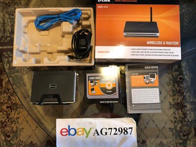 D-Link Router D-Link Model WBR-1310 Wireless G Router AF 1805-A 54 MBPS 4 Port