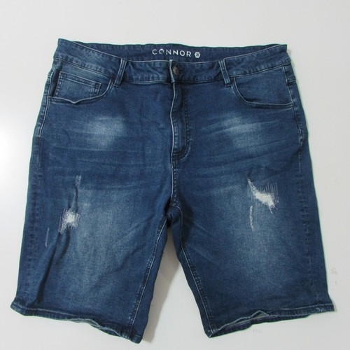 Connor Denim Shorts Mens Size W38 Regular Fit Distressed Blue eBay